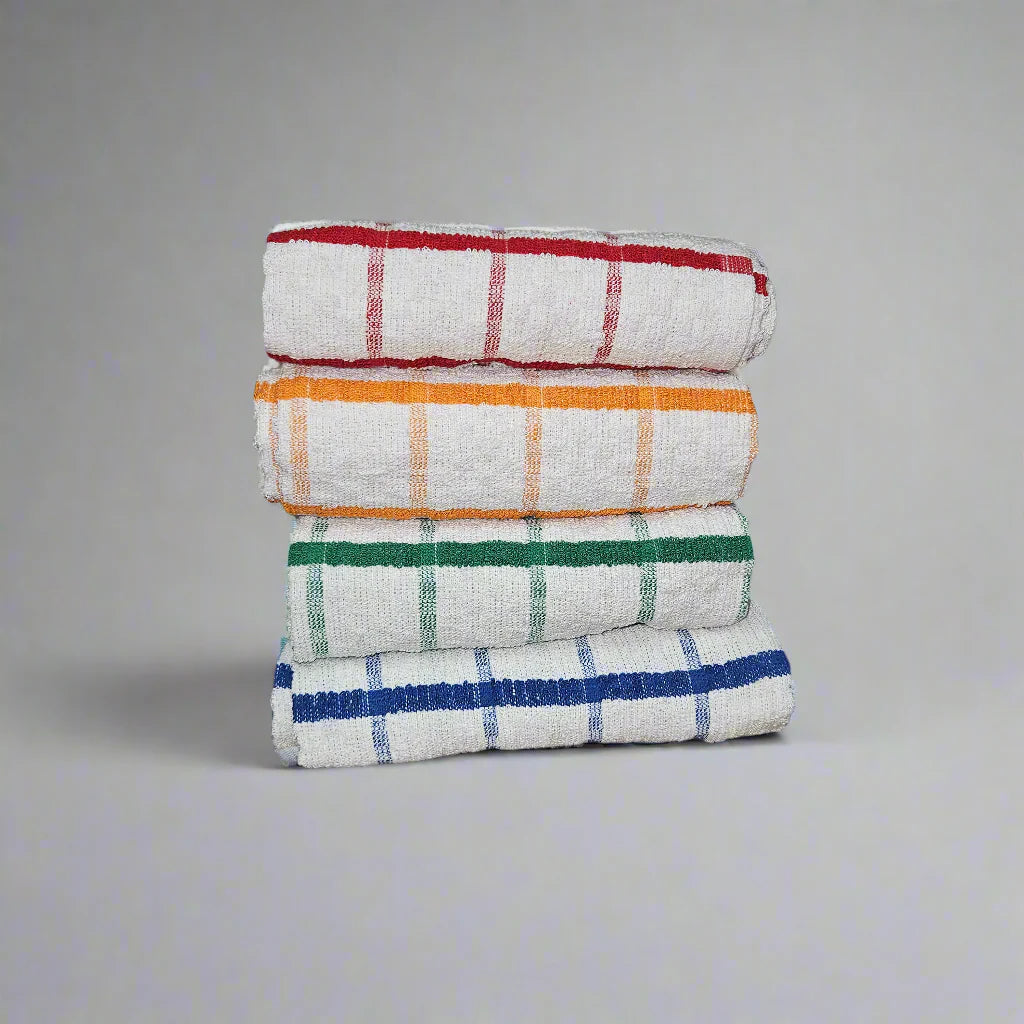 Large Check Tea Towels
