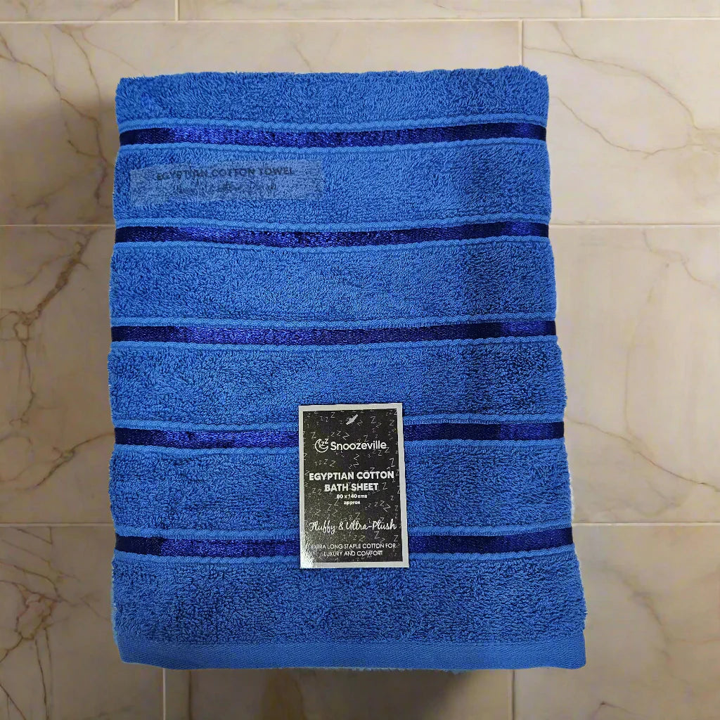 Satin Stripe Egyptian Cotton Bath Sheet