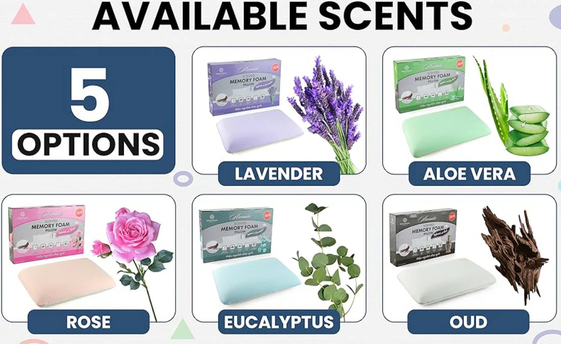 Scented Memory Foam Pillows