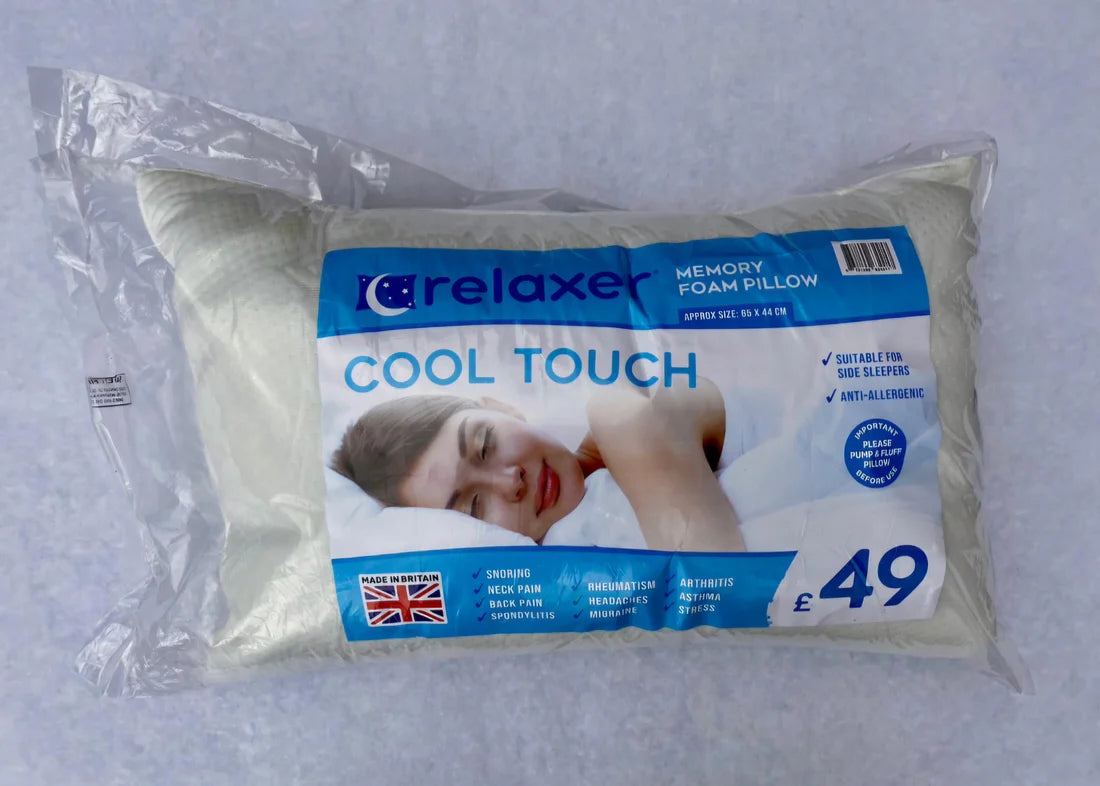 Relaxer Memory Foam Pillow Range