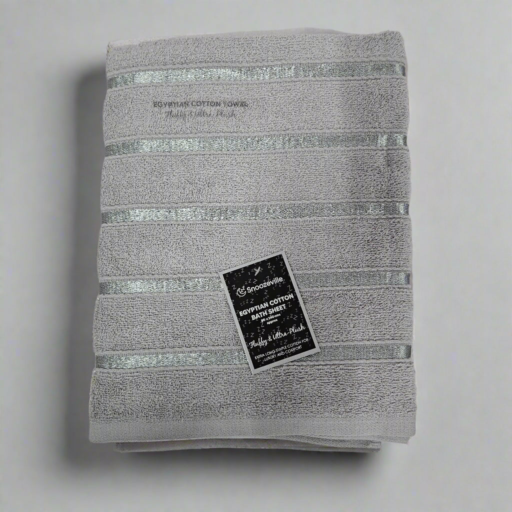 Satin Stripe Egyptian Cotton Bath Sheet