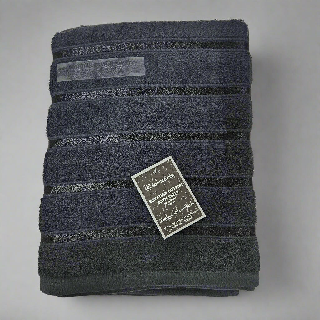 Satin Stripe Egyptian Cotton Bath Sheet