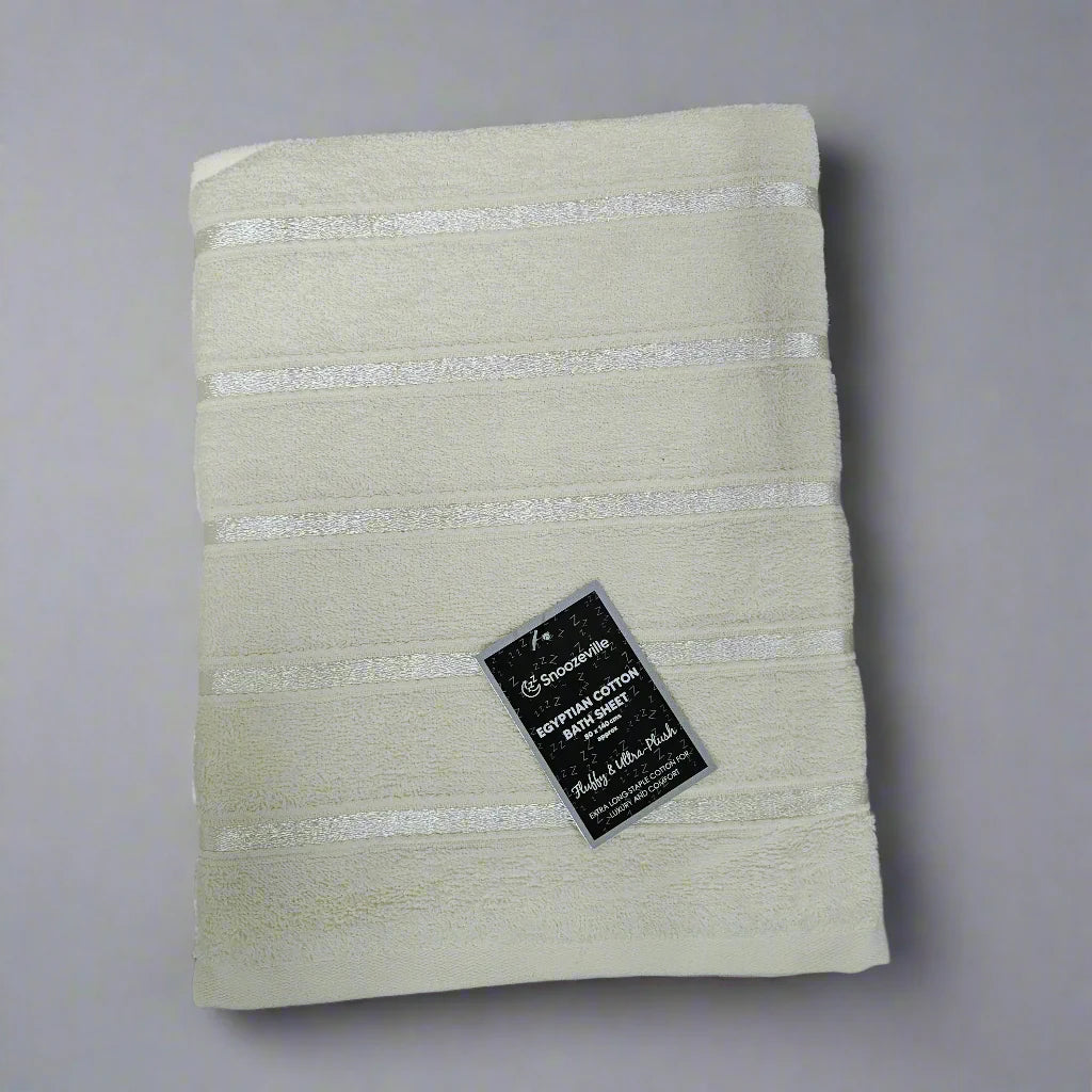 Satin Stripe Egyptian Cotton Bath Sheet