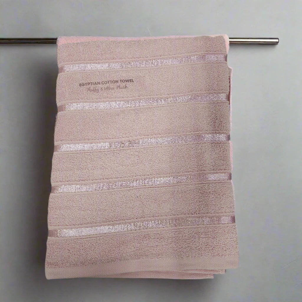 Satin Stripe Egyptian Cotton Bath Sheet