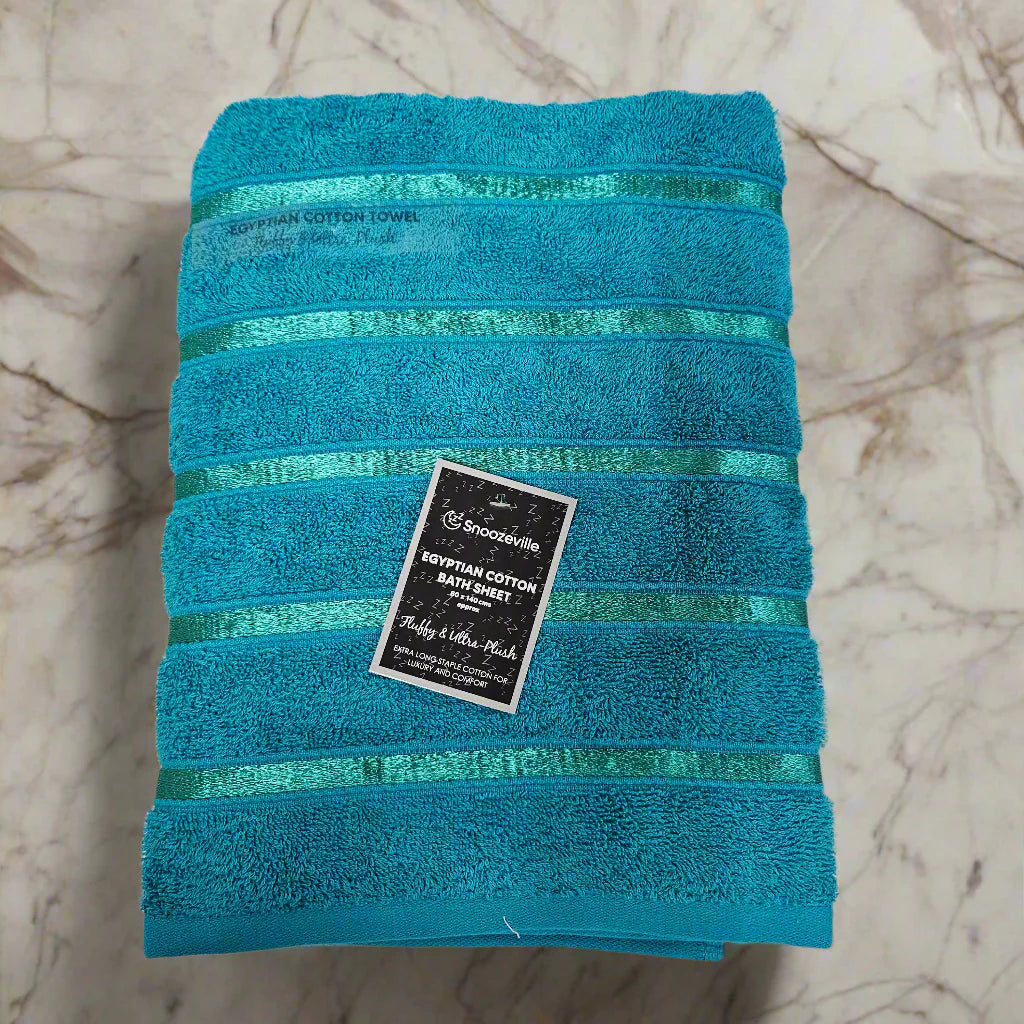 Satin Stripe Egyptian Cotton Bath Sheet