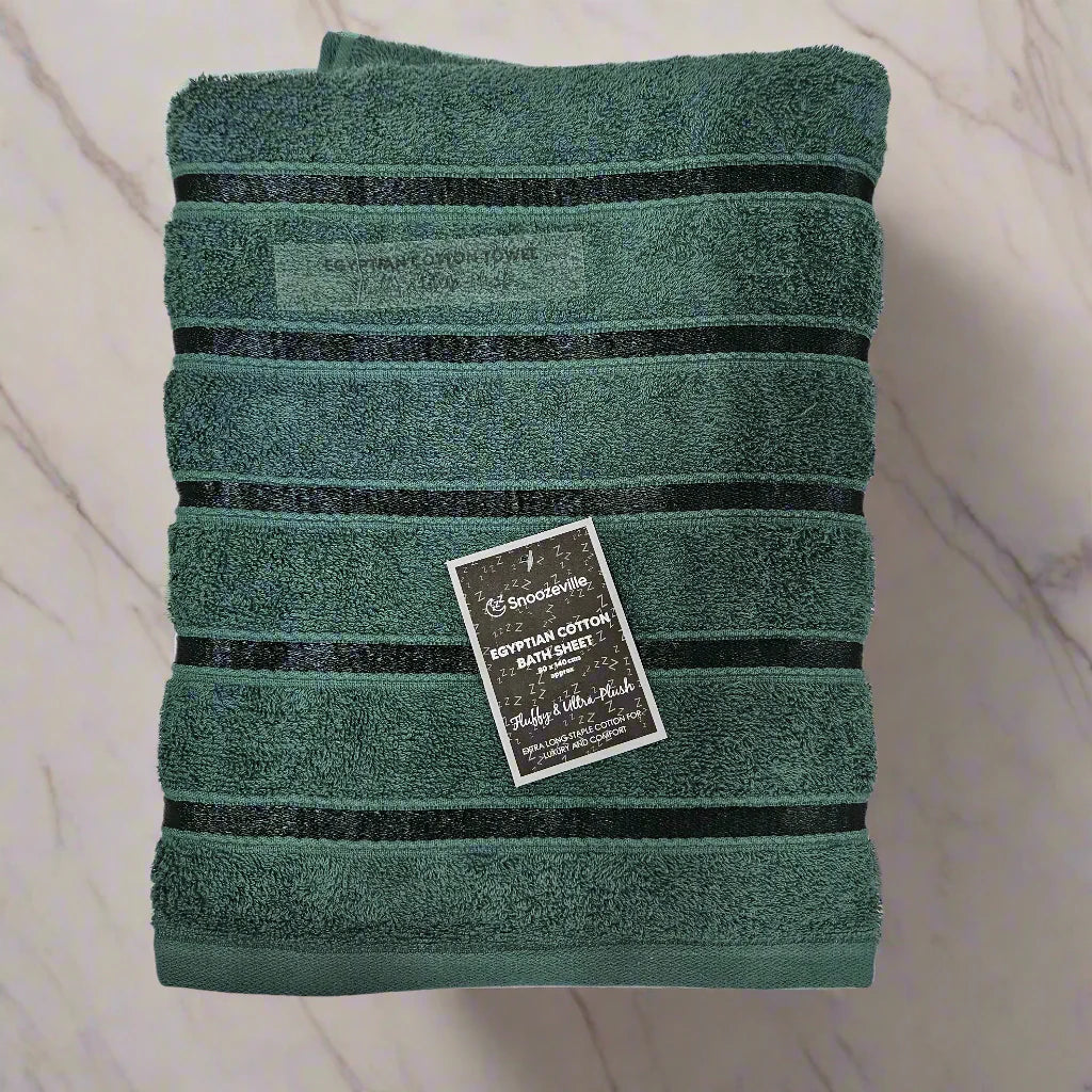 Satin Stripe Egyptian Cotton Bath Sheet