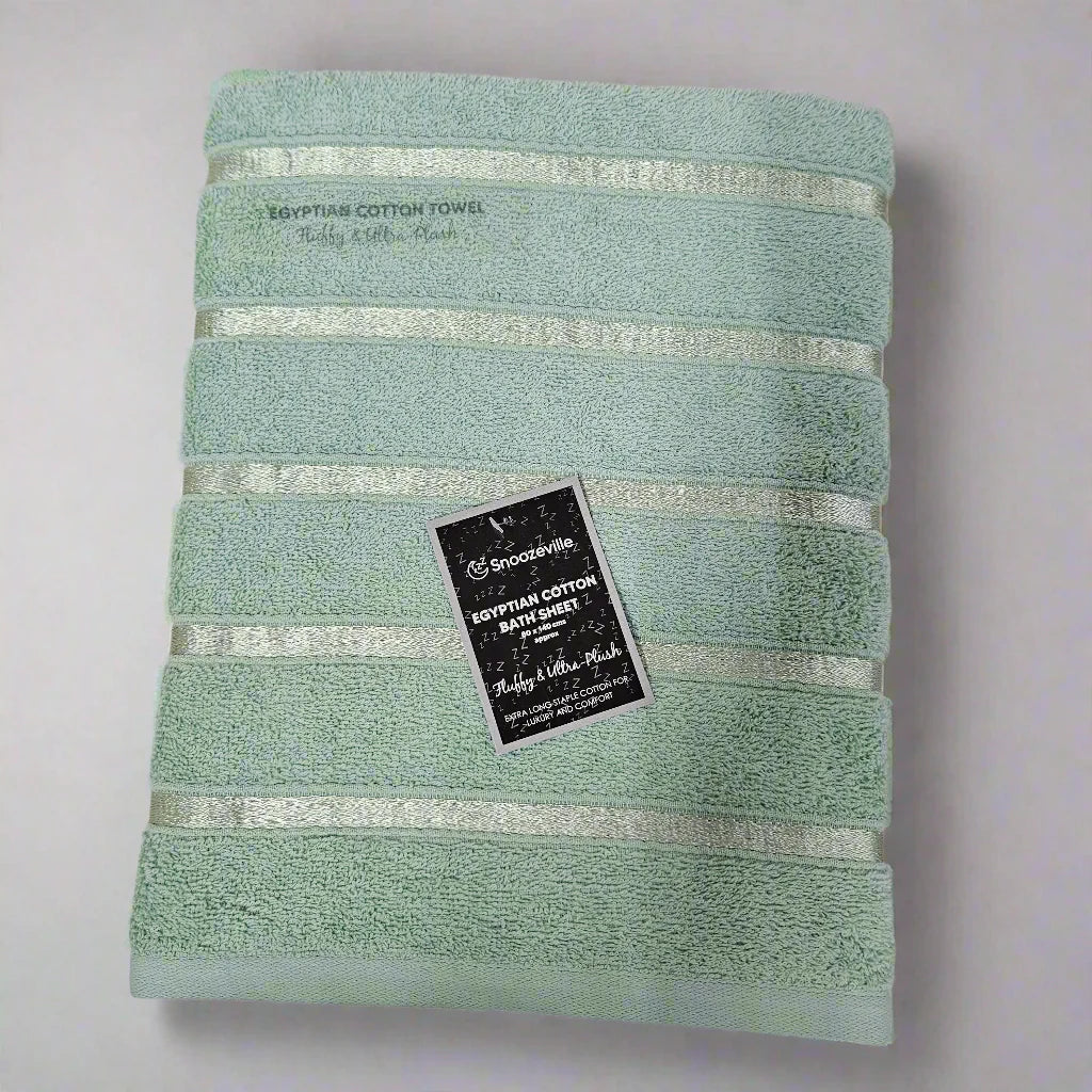 Satin Stripe Egyptian Cotton Bath Sheet