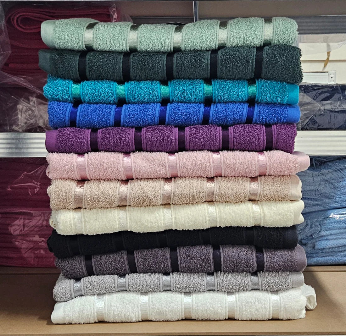 Satin Stripe Egyptian Cotton Bath Sheet