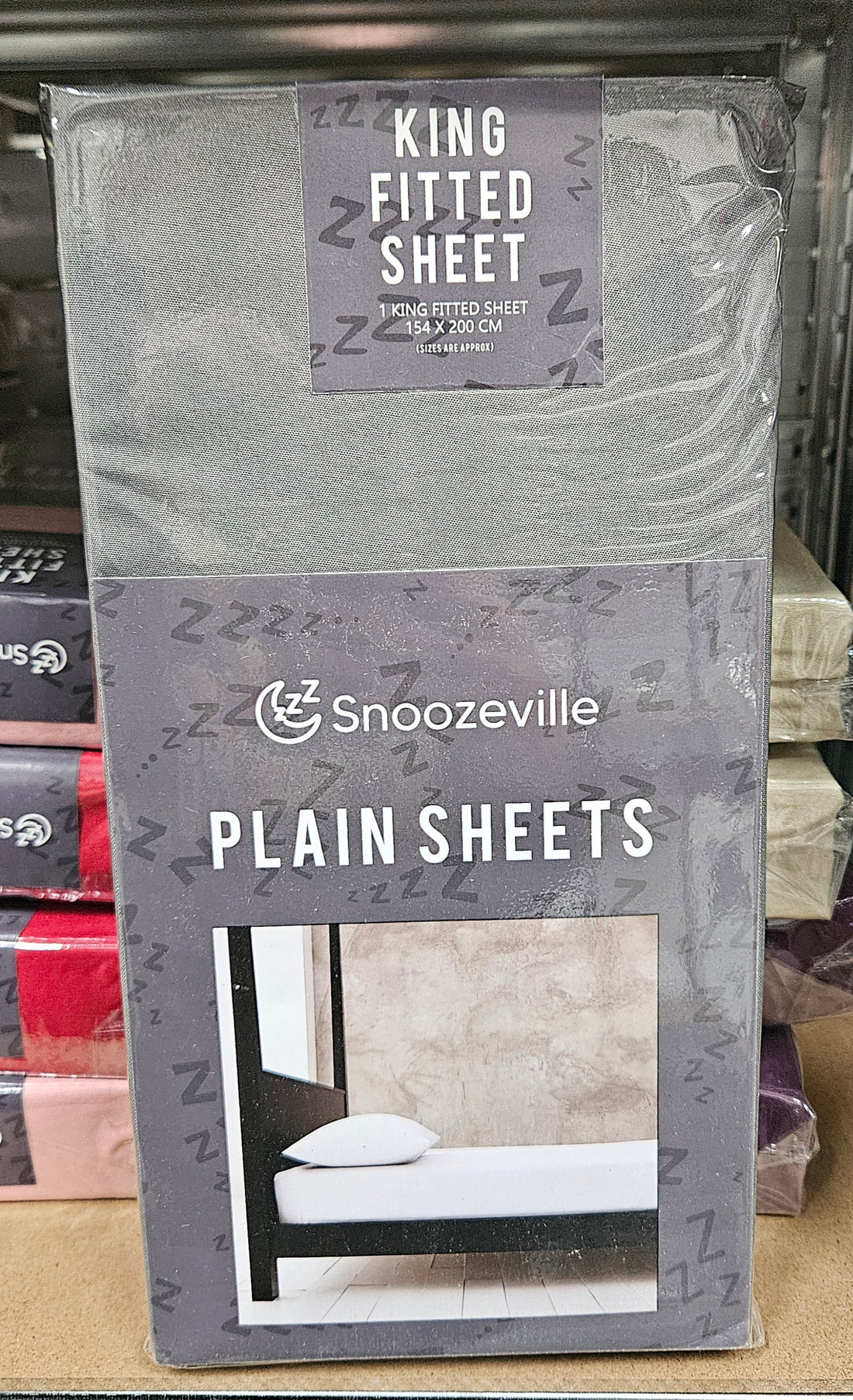 Snoozeville Plain Microfibre Fitted Sheets