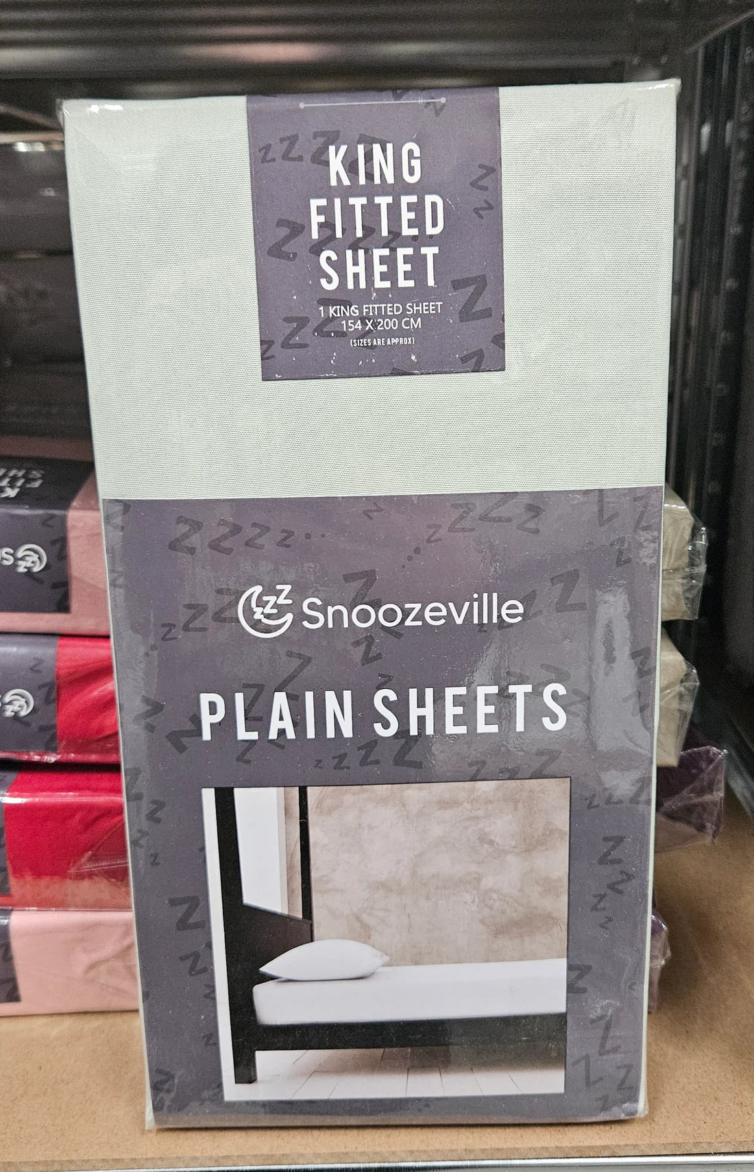 Snoozeville Plain Microfibre Fitted Sheets