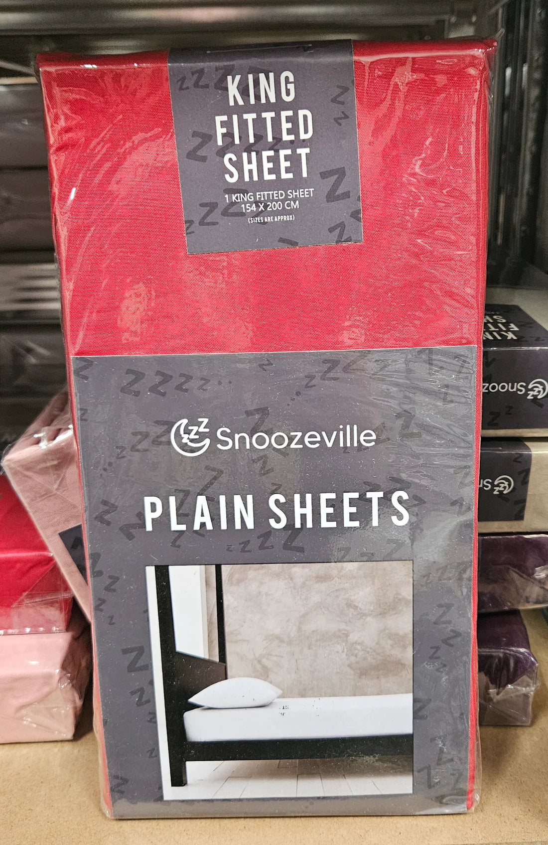 Snoozeville Plain Microfibre Fitted Sheets