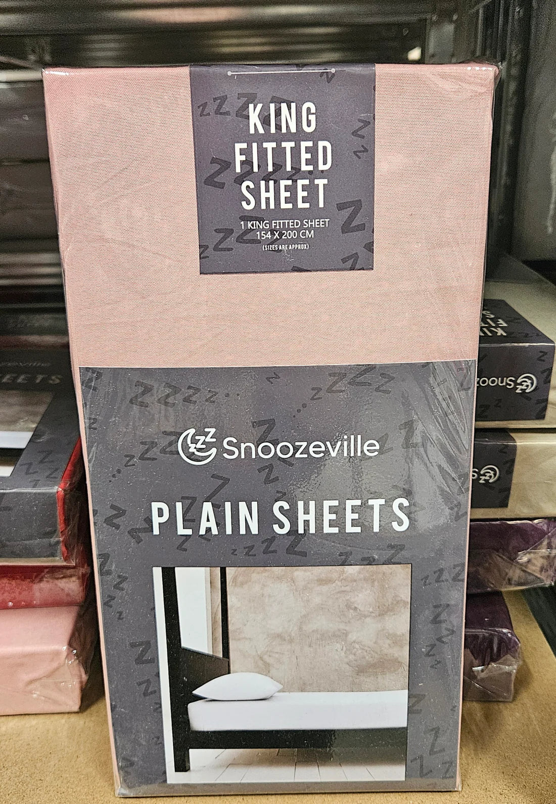 Snoozeville Plain Microfibre Fitted Sheets