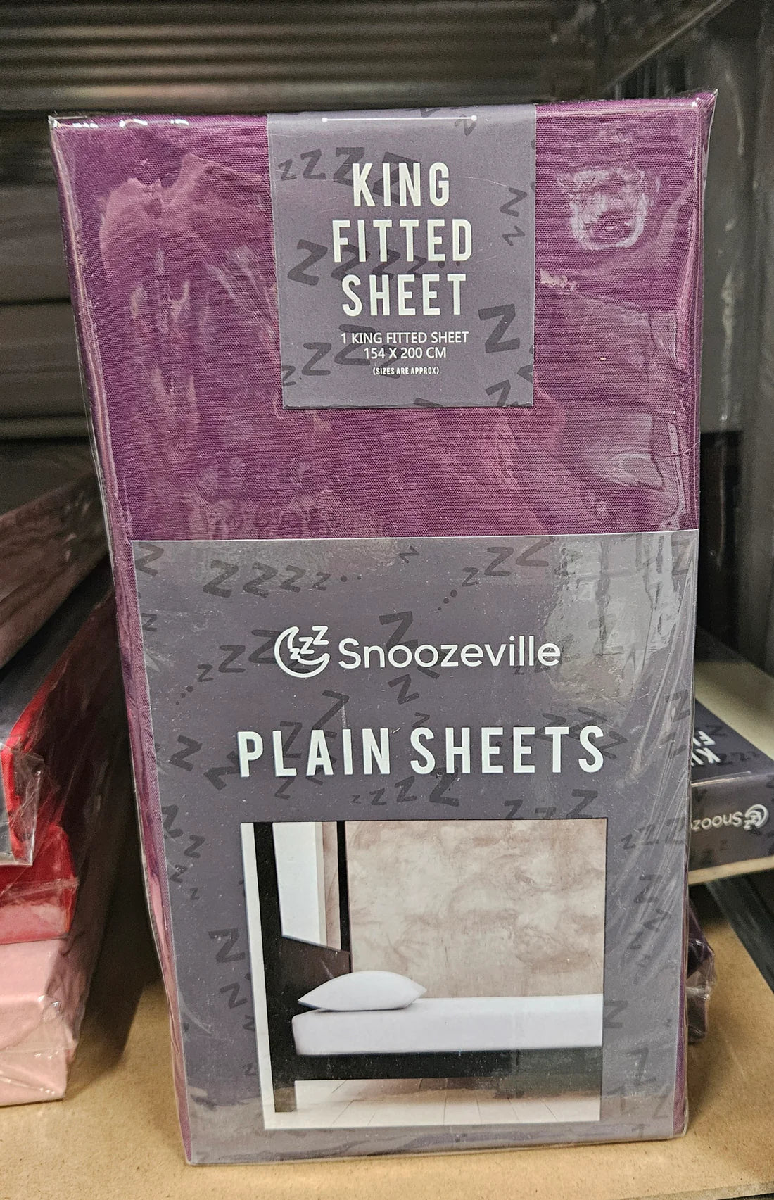 Snoozeville Plain Microfibre Fitted Sheets