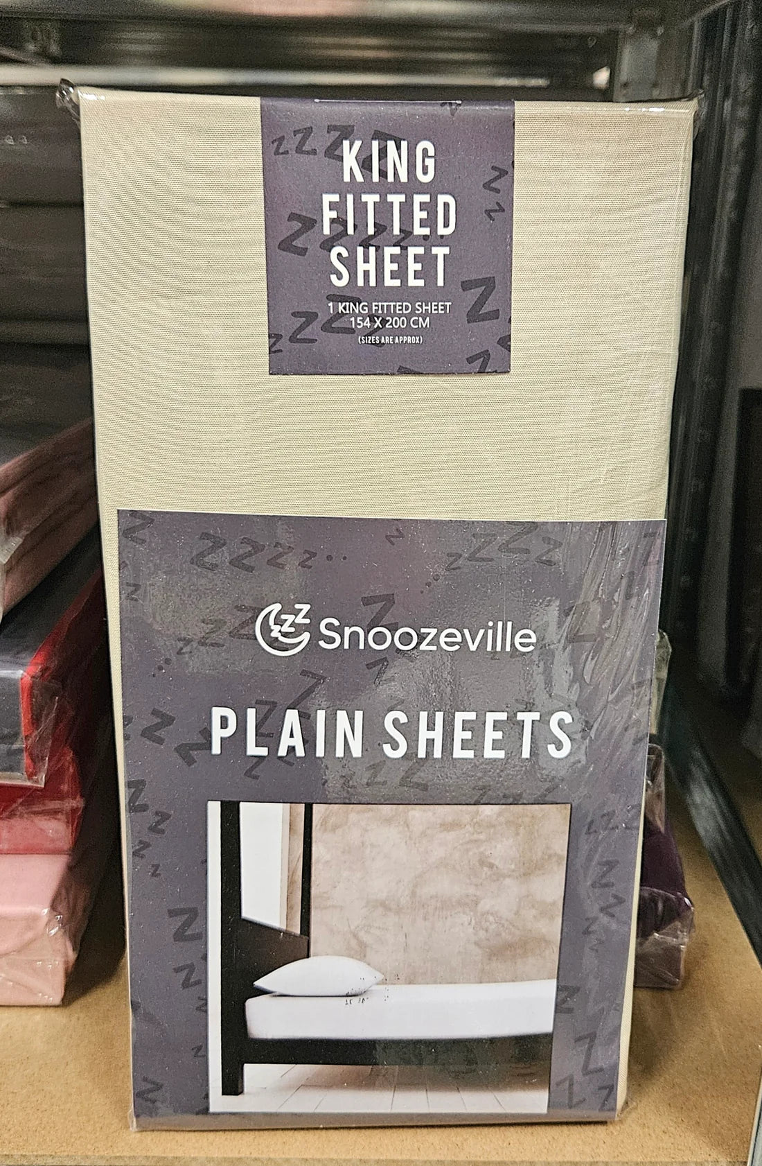 Snoozeville Plain Microfibre Fitted Sheets