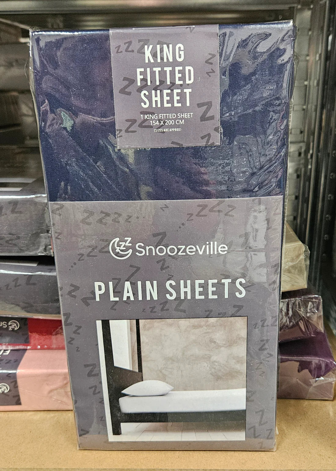 Snoozeville Plain Microfibre Fitted Sheets