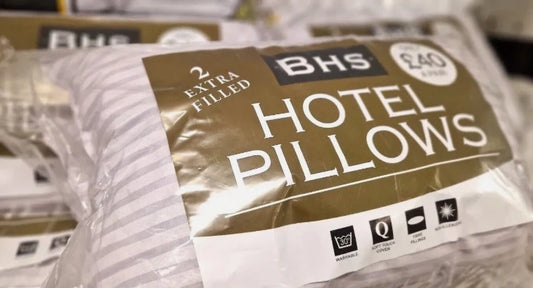 2 BHS Hotel Pillows