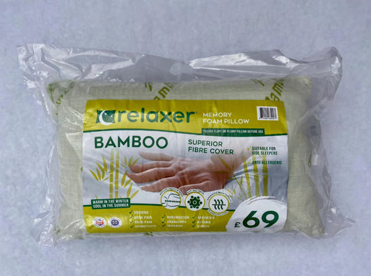 Relaxer Memory Foam Pillow Range